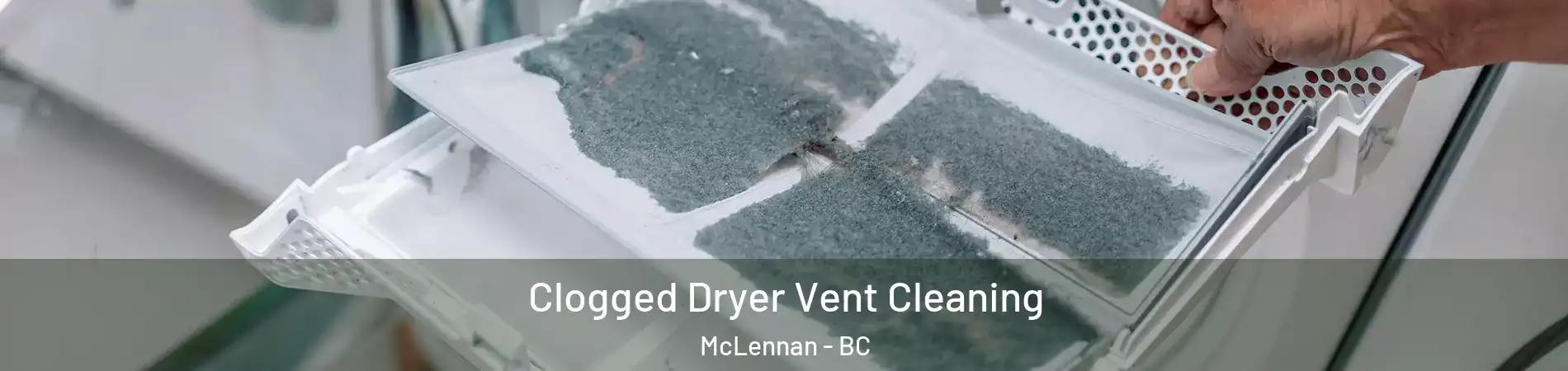  Clogged Dryer Vent Cleaning McLennan - BC