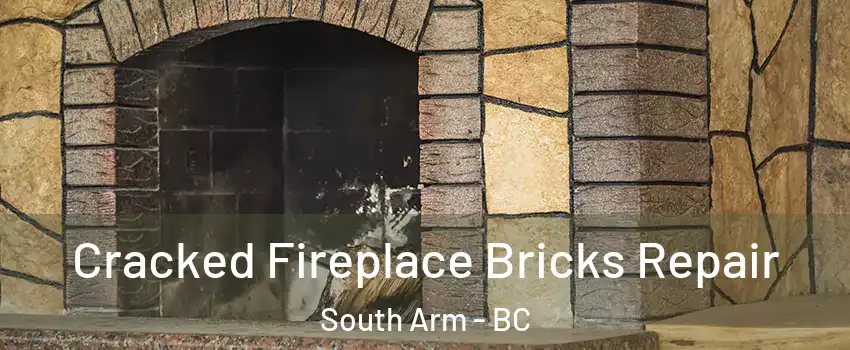  Cracked Fireplace Bricks Repair South Arm - BC