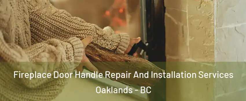  Fireplace Door Handle Repair And Installation Services Oaklands - BC