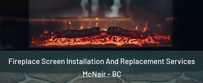  Fireplace Screen Installation And Replacement Services McNair - BC