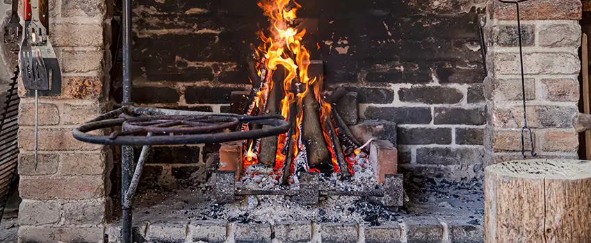 Cracked Electric Fireplace Bricks Repair Services  in Richmond, BC