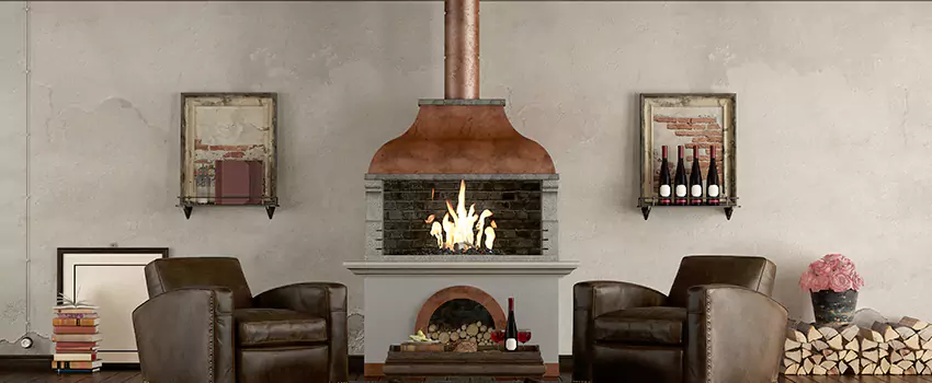 Thelin Hearth Products Providence Pellet Insert Fireplace Installation in Richmond, BC