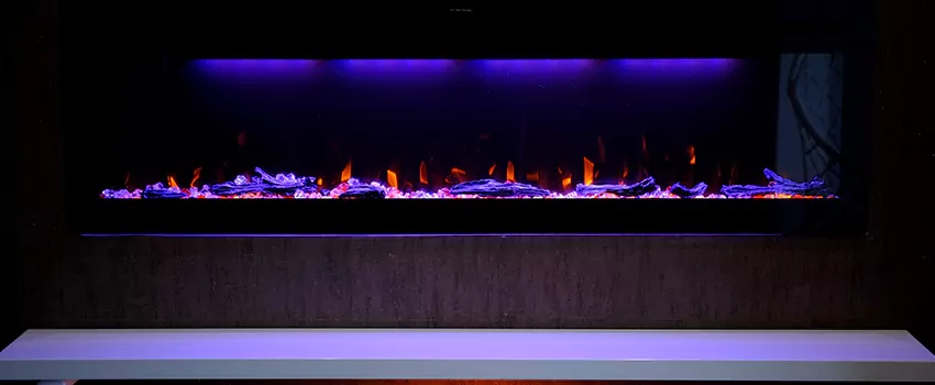 Dynamic Flame Color Fireplace Installation in Garden City, BC