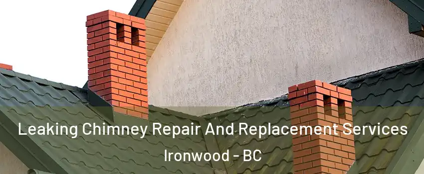  Leaking Chimney Repair And Replacement Services Ironwood - BC