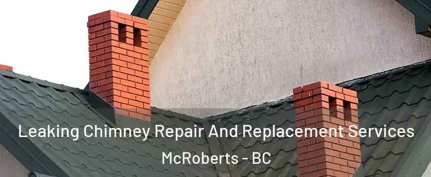  Leaking Chimney Repair And Replacement Services McRoberts - BC